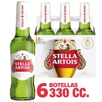Cerveza Stella Artois Premium Lager Botella Pack