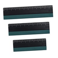 Magideal - 3 Escobillas De Goma Para Calcomanías De Vinilo Para Autos, Herramienta De Raspado Versátil Para La Aplicación De Láminas Para Letreros De Tinte De Ve Negro