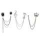 thumbnail image 5 of Moda Crystal Borlas Gema MúSICA SíMBOLO Corona Cadena Traje Collar Broche Alfileres, 5 of 5
