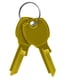 thumbnail image 1 of Key Blank 4C de latón, 5 pines, paquete de 50 unidades, Salsbury Industries, 1 of 1