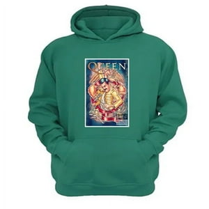 Genérico - Polerón Canguro Queen Verde Aguamarina Talla Xl Unisex