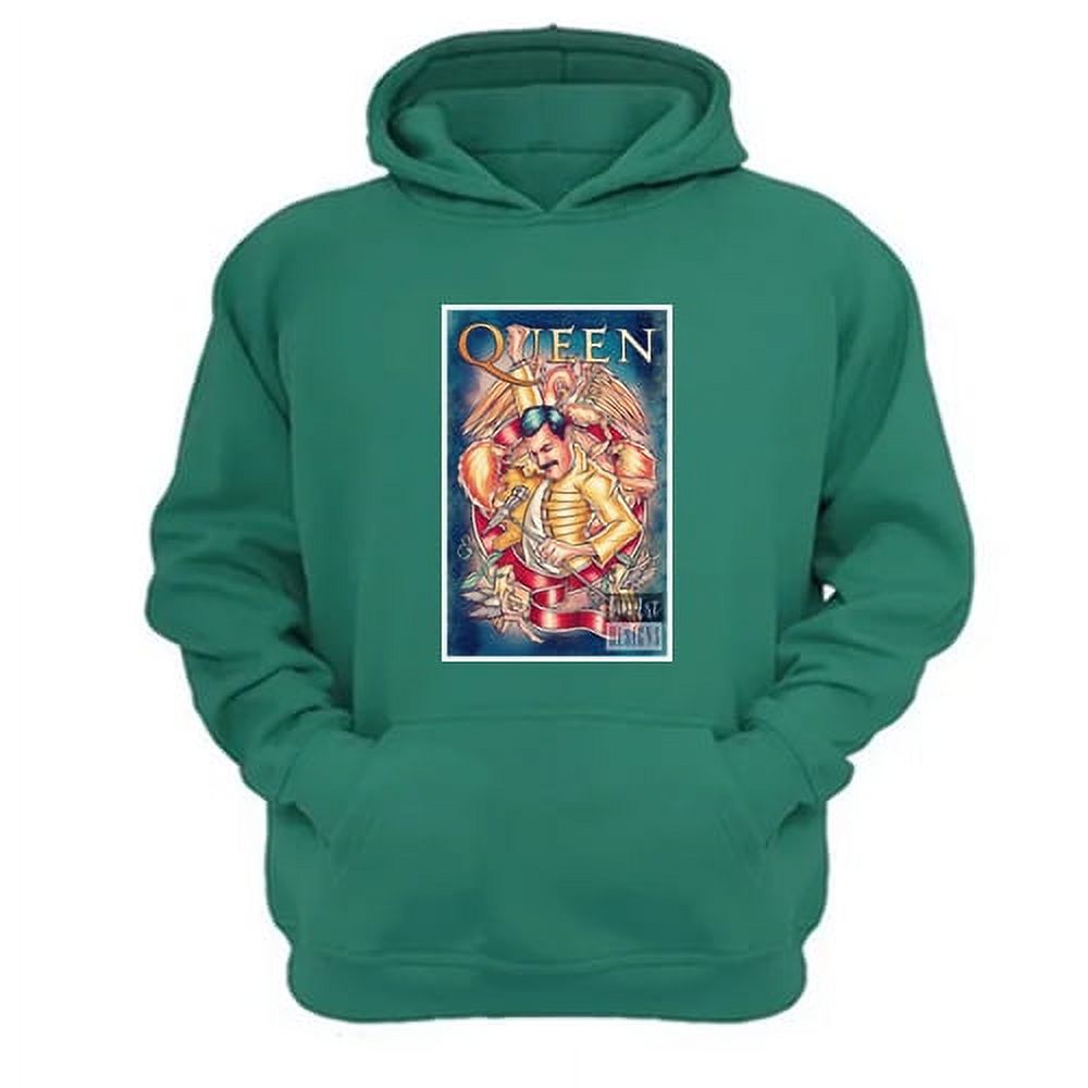 Genérico - Polerón Canguro Queen Verde Aguamarina Talla L Unisex