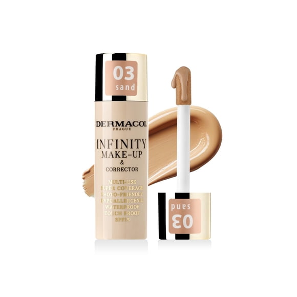 Base Dermacol Infinity 03 Arena SPF 15 Resistente al agua