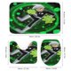 thumbnail image 3 of Danny Phantom-theme 4-Piece Shower Curtain Set with Rugs, Waterproof Bathroom Decor Set Includes Bath Mat, U-Shaped Rug, Toilet Lid Cover and Curtain with Hooks, 3 of 6