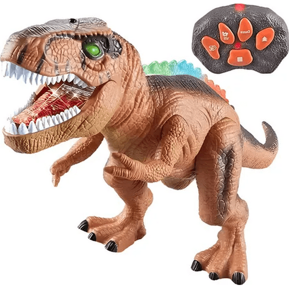 Dinosaurio t-rex rc luces y sonidos niños