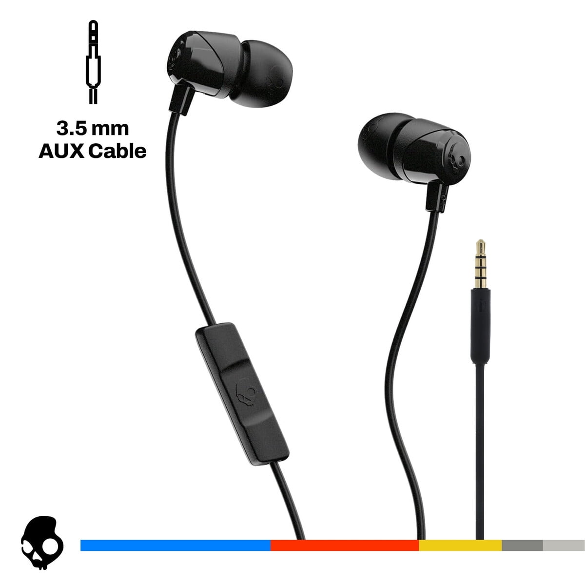 Audafonos Skullcandy Jib Xt Inear Mic 3.5mm Negro