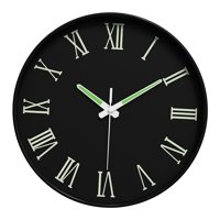 Magideal - Reloj De Pared Luminiscente Con Mecanismo Silencioso Y Diseño Moderno Ideal Para Decoración Del Hogar Adecuado Para Habitación Oficina O Comedor Estilo D