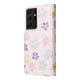 thumbnail image 5 of FOXDOCK Funda Tipo Cartera Floral para Samsung Galaxy S21 Ultra 5G ,Funda con Tapa de Cuero PU, Protección Antigolpes con Ranuras para Tarjetas y Soporte, 5 of 5
