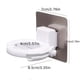 thumbnail image 3 of 2pcs Punch-free Bathroom Rack, Toilet Wall Shelf, Shower Gel Hand Sanitizer Holder, Kitchen Wall Storage Hanger, 3 of 4