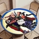 thumbnail image 5 of Hocus Pocus-theme Fitted Round Tablecloths Elastic Edged Table Covers Waterproof Table Cloth for Kitchen Holiday Party Tables Decor 120cm, 5 of 6