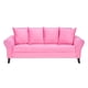 thumbnail image 2 of Sofa Lua 3c + 2 Pouf Felpa 20 Rosado, 2 of 5