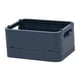 thumbnail image 3 of Caja De Almacenamiento Apilable Para Artículos Diversos, Juguete De Utilidad Para Baño, Cocina, Aula, Azul Oscuro, 3 of 3