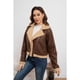 thumbnail image 1 of Chaqueta Tipo Piloto Mujer Cruzada Forro Interior Chiporro Moda 7585, 1 of 4
