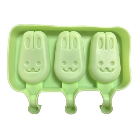 Genérico - Moldes De Silicona Para Helados Molde Paletas Helado Conejo