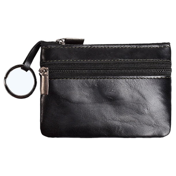 Monedero Para Hombre, Monedero De Piel Auténtica, Monedero, Monedero, Monedero, Llavero, Monedero.