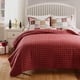 thumbnail image 3 of Juego de edredón Greenland Home Oxford 100% algodón King/Cal King Red, 3 of 4