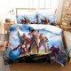 thumbnail image 1 of Game Anime League of Legends Bedding Set Single Double Bed Set Children's Bedroom Duvet Cover Sets Home Textiles Bed Sheets, 1 of 5