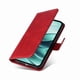 thumbnail image 3 of Funda Billetera para Xiaomi Redmi Note 14 5G con Porta Tarjetas y Soporte Ajustable Rojo, 3 of 5