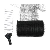 Ioensy - Malla Para Pájaros, Malla Para Plantas De Jardín, Cerca De Ciervo, Malla Para Árboles, Jardín, Verduras, Negro, 10 Uds., Clavos En U