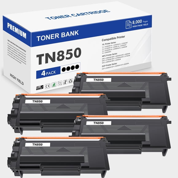 Cartucho de tóner Banco de tóner compatible para Brother TN850