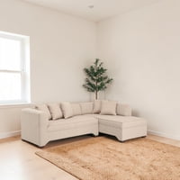 Muebles Altiro - Seccional Sinar Derecho - Tela Lino Sidelli Beige