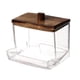thumbnail image 3 of Dispensador Qtip, contenedor para almohadillas de algodón, organizador de cosméticos, hisopo de algodón portátil para maquillaje, soporte para bolas, 9 cm x 7 cm x 75 cm, 3 of 5