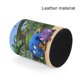 thumbnail image 4 of Jungla de la Intersección-theme Cylinder Pen Holder Pencil Organizer with Flannel Lining PVC Leather Material Cardboard Base for study work 10*8CM, 4 of 6