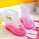 thumbnail image 1 of Kids Boys Girls Anti-skid Rain Boots, Cartoon Dinosaur Thermal Wear-resistant Waterproof Slip On Rain Shoes For Outdoor, 1 of 3
