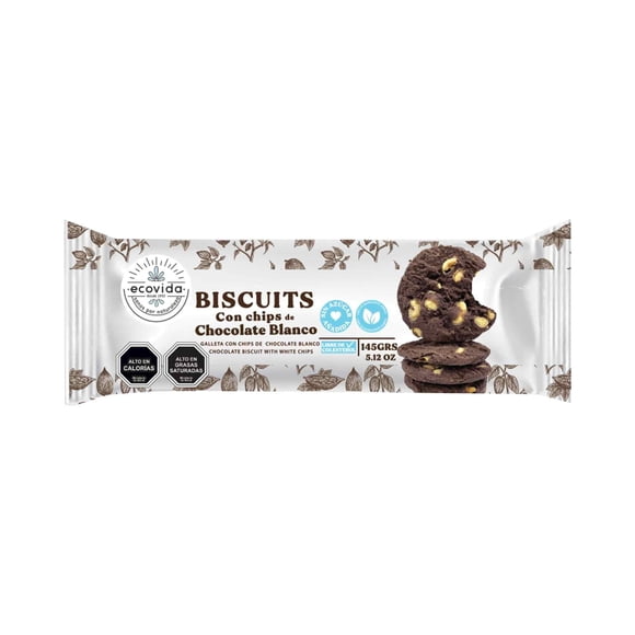 Galleta chips chocolate blanco, 145 g