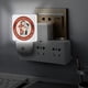 thumbnail image 5 of Recuerda Niños: La Electricidad Te Matará Luz nocturna LED con sensor de anochecer a amanecer para dormitorio, baño, pasillo, escaleras - Lámpara LED nocturna de enchufe, 0.5W - 1 pieza, 5 of 6