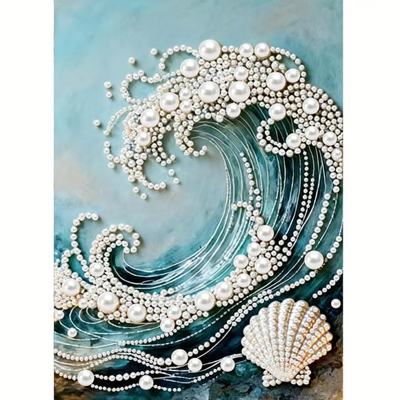 Kit de Arte de Diamantes 5D GEMFAMILY Onda para Adultos