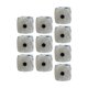 thumbnail image 3 of 10x Juego De Dados De 6 Caras Juego De Dados Juego De Dados Para KTV Juego De Rol Blanco, 3 of 5