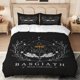 thumbnail image 1 of 3pcs The Mysterious Basgiya Dragon Emblem Pattern Three-Piece Set Soft Quilt Cover + Double Pillowcase, 1 of 1