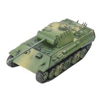 Bothyi - 1/72 Modelo De Tanque Rompecabezas Diy Ensamblar Coleccionable Para Niños Niñas Regalo De Cumpleaños Verde
