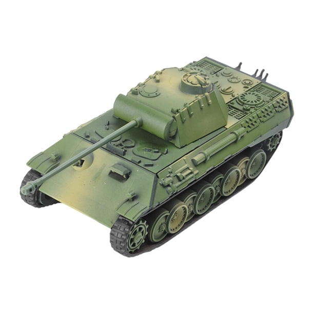 1/72 Modelo De Tanque Rompecabezas DIY Ensamblar Coleccionable Para Niños Niñas Regalo De Cumpleaños Verde