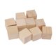 thumbnail image 1 of 12 Piezas De Adornos De Bloques De Madera Natural Para Manualidades De 30 Mm, 1 of 3