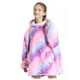 thumbnail image 1 of Poleron De Polar Manta Para Invierno Infantil Morado Estrellas, 1 of 3