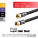 thumbnail image 2 of Cable coaxial GE RG6 de 15,2 m con conectores tipo F con blindaje cuádruple, 2 of 8