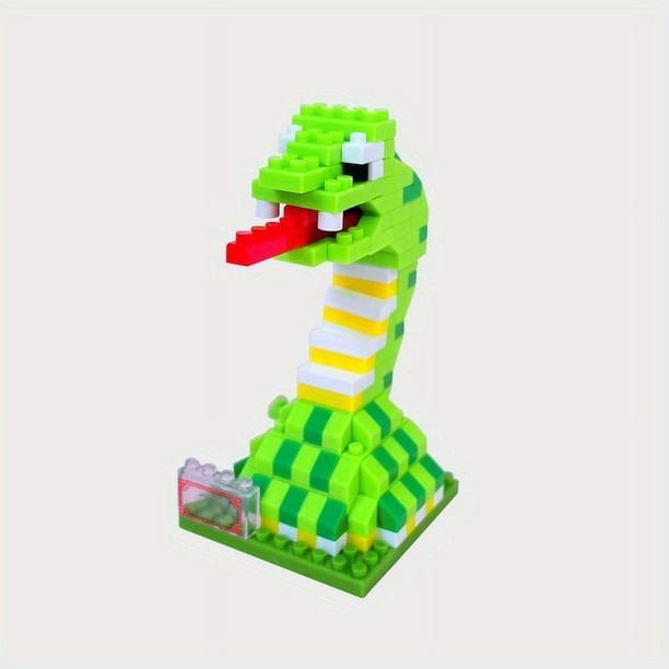 The Chinese Zodiac Series Animal Model Small Particles Assembled Building Blocks DIY Educational Children's Toy Gift Game Fan Party Birthday Gifts