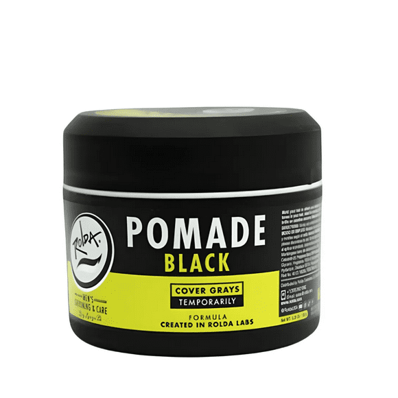 Pomada Negra Para Cabello Rolda Fijación Y Brillo Medio 115g