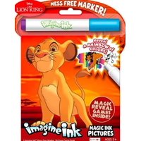 Libro Para Colorear Disney Lion King Imagine Ink Con Marcador Mágico