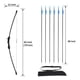 thumbnail image 2 of set Arco Recurvo Deportivo 15 lbs, 2 of 9