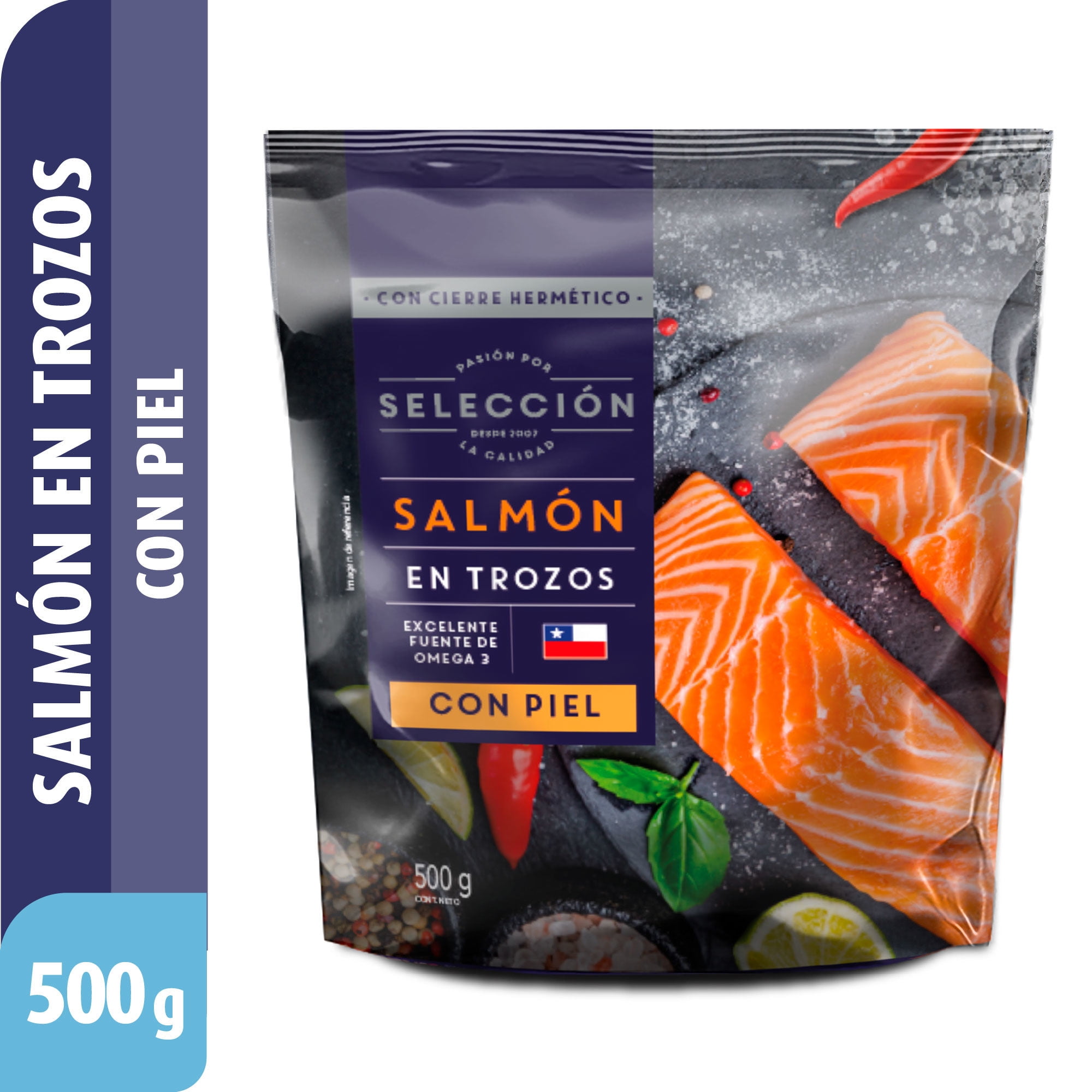 Salmón En Trozos 500 g SELECCIÓN
