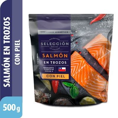 Salmón En Trozos 500 G Selección