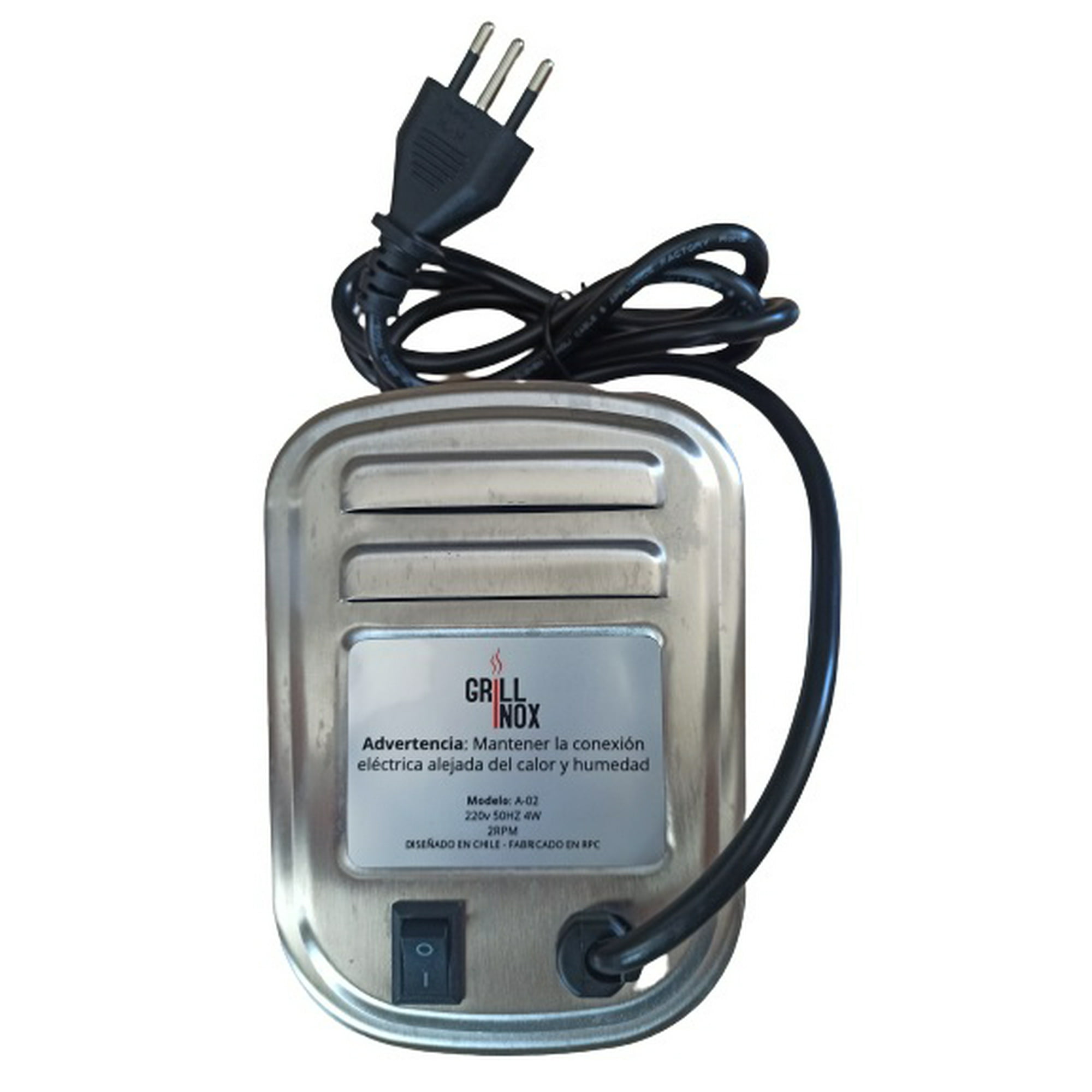 Grill Inox - Motor Spiedo 15 Kilos Inoxidable