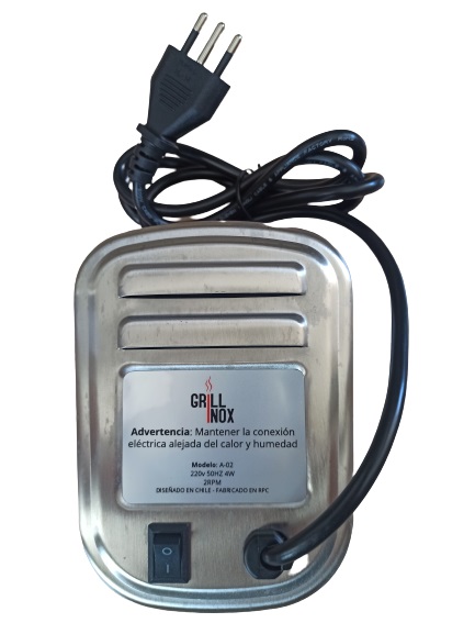 Grill Inox - Motor Spiedo 15 Kilos Inoxidable