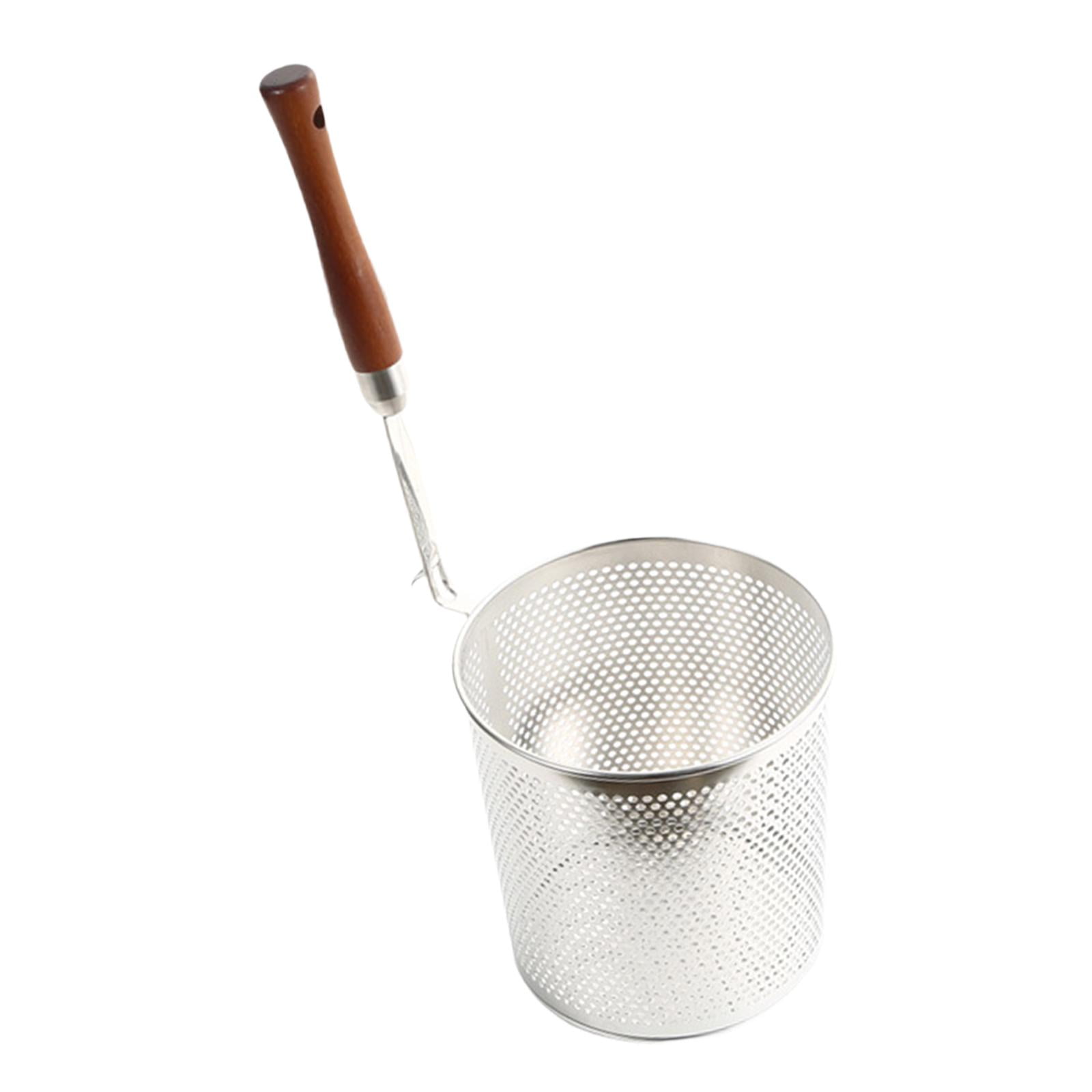 Bothyi - Cesta Coladora De Fideos, Colador De Bola De Masa De Comida Para Patatas Fritas, Aros De Cebolla, 16cm