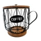 thumbnail image 4 of Organizador de cápsulas de café Organizador de cápsulas de café de metal Cestas de cápsulas de café modernas independientes Decoración Cestas de café oro y l, 4 of 5