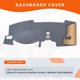 thumbnail image 2 of Cubierta de tablero KEYOOG para Honda Civic 2022‑2024 gris, 2 of 8