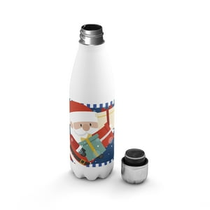 Creango - Botella Agua Termica Navidad 4 De Acero Inoxidable